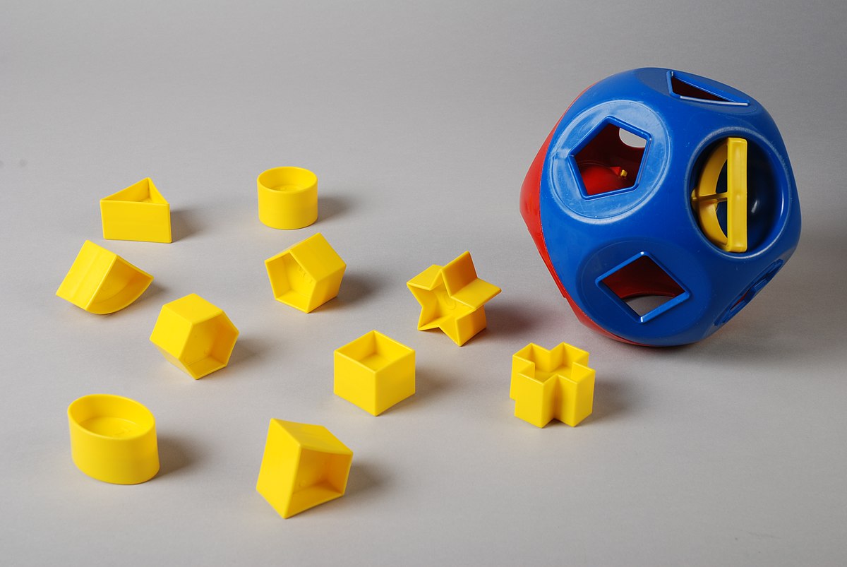 Plastic vormenstoof of puzzelbal van Tupperware Toy objectnr 83212